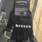 Chrome Hearts Script Cross Logo Work Gloves Size Large
