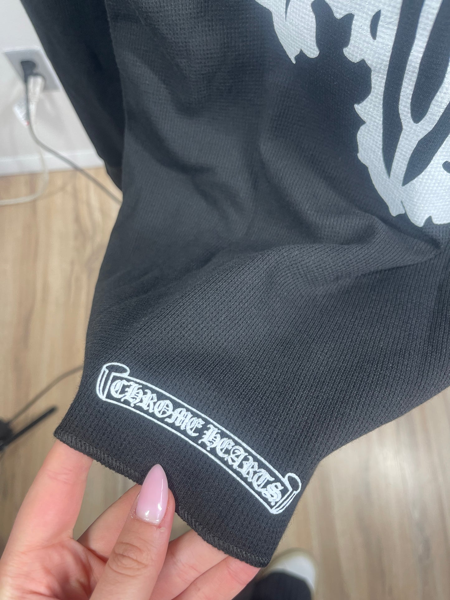 Chrome Hearts Dagger Long-Sleeve Thermal T-Shirt 'Black'