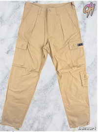 Bape 'Dev-Ops' Beige Cargo Pants Size Medium