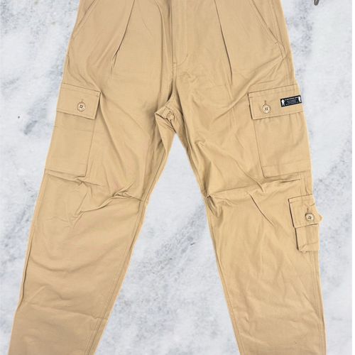 Bape 'Dev-Ops' Beige Cargo Pants Size Medium