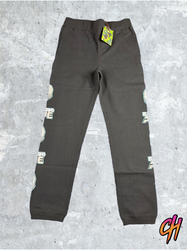BAPE Aape Blue Graphic Sweatpants Size Medium