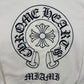 Chrome Hearts Miami Horseshoe Logo White Hoodie Size Large