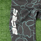 Bape Text Code Camo Black Jogger Sweatpants Size Large