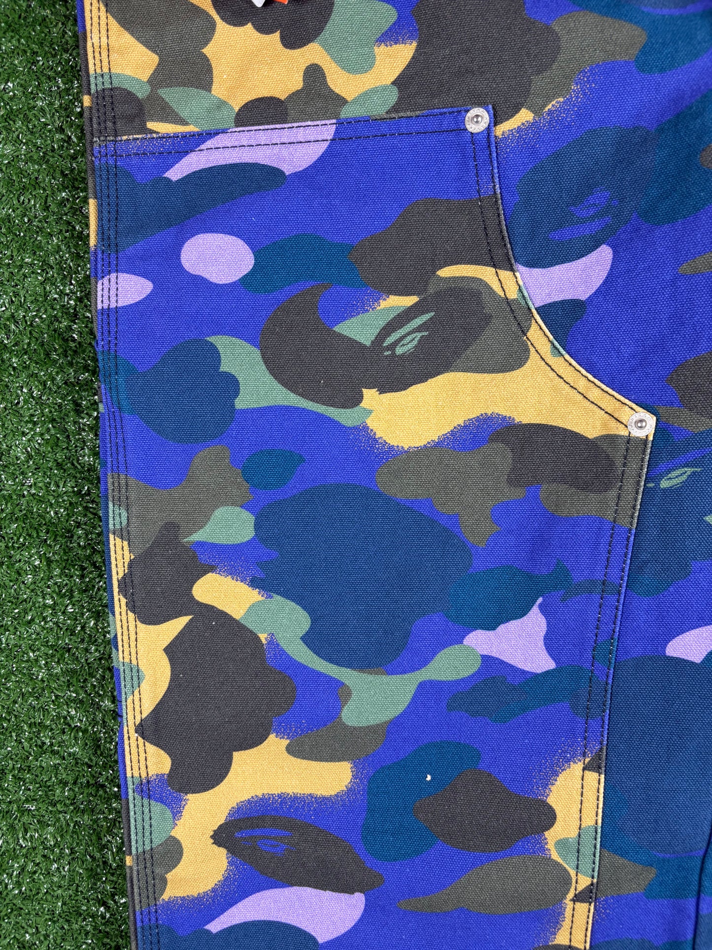BAPE x Heron Preston 1st Camo Duck Painter Pants Small