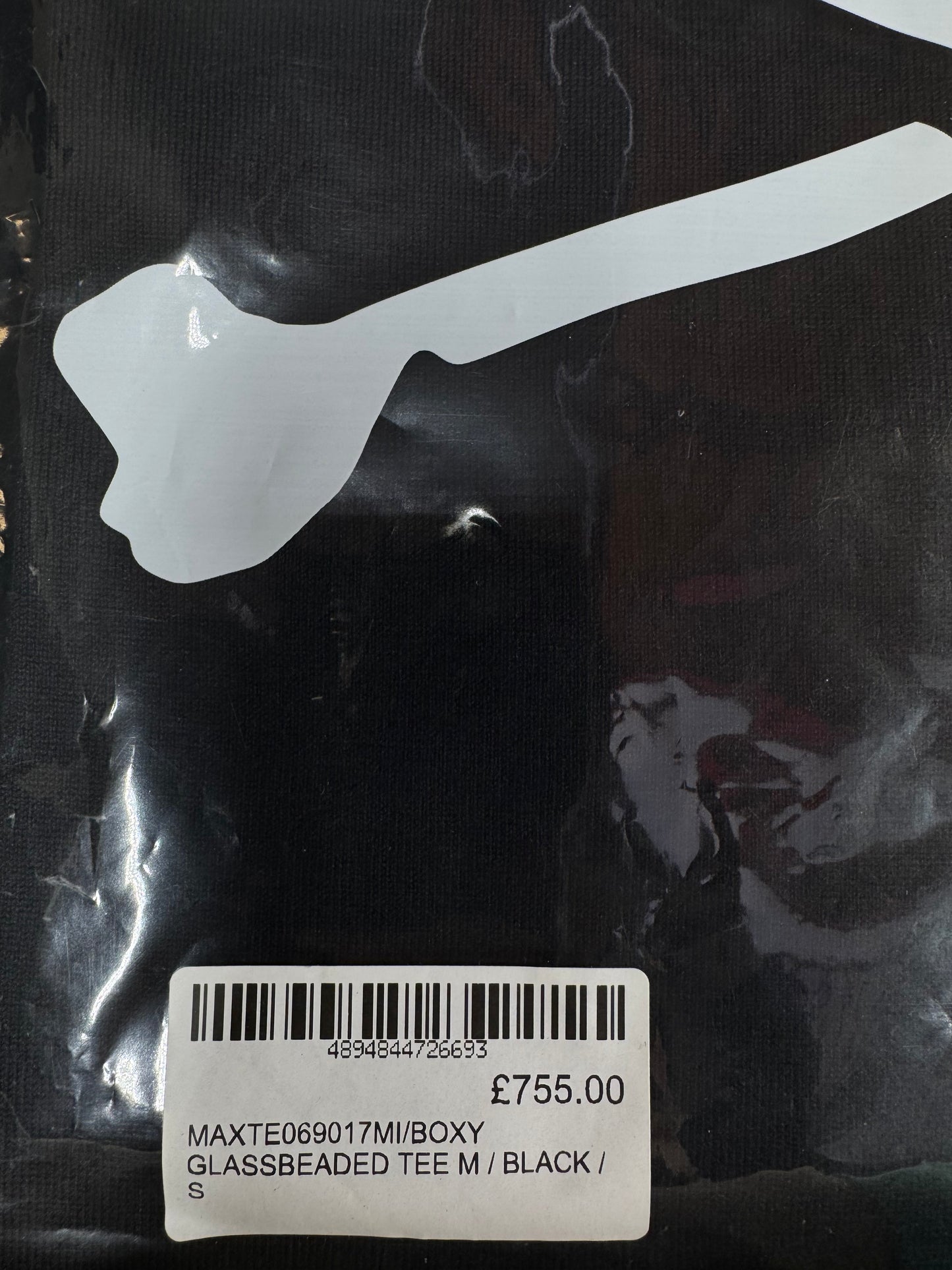 Mastermind Vs. Bape Purple Color Check S/S T-Shirt Size Small