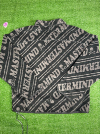 Mastermind Vs. Bape 'All Over' Black Sherpa Blouson Size Medium (MSRP: $2,275)