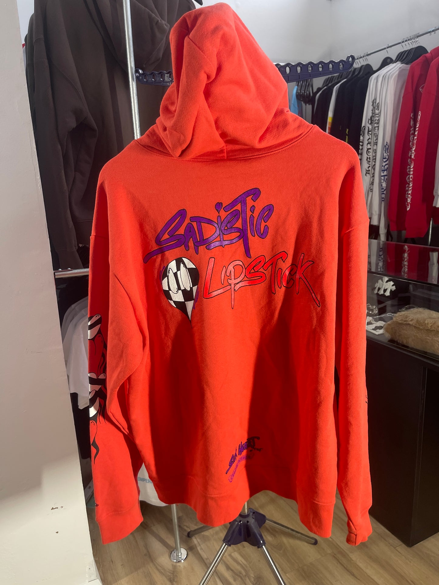 Chrome Hearts Matty Boy Sadistic Lipstick Hoodie