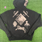 Givenchy Men's Boxy 'Tarot' Black Full-Zip Hoodie Size XXL