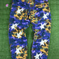 BAPE x Heron Preston Mix 1st Camo Purple Sweatpants XXL