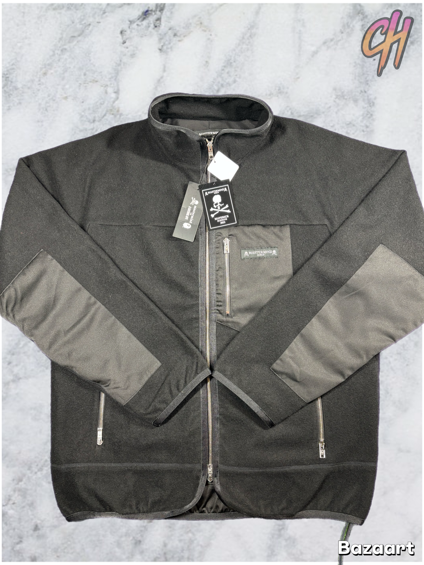 Mastermind Cashmere Fleece Black Blouson Size Large (MSRP: $6,000)
