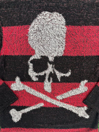 Mastermind World Stripe Knitted High Neck Sweater Size Large (MSRP: $774)