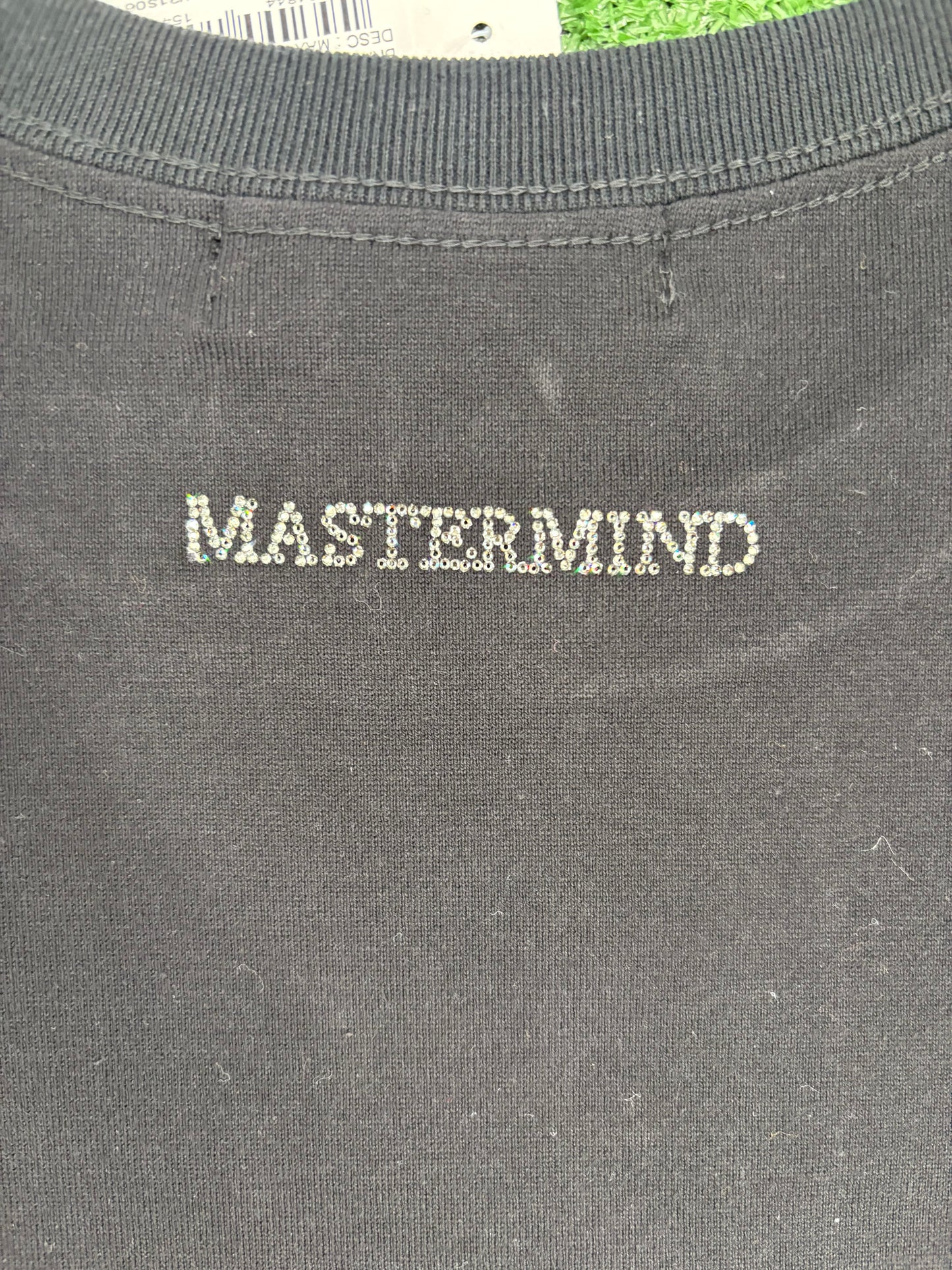 Mastermind World X Swarovski Black Crystal T-Shirt Size Medium (MSRP: $1,129)