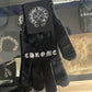 Chrome Hearts Script Cross Logo Work Gloves Size Large