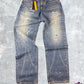RHUDE Authentic Wide Leg Denim Indigo Jeans Mens Size 34 MSRP:$795.00
