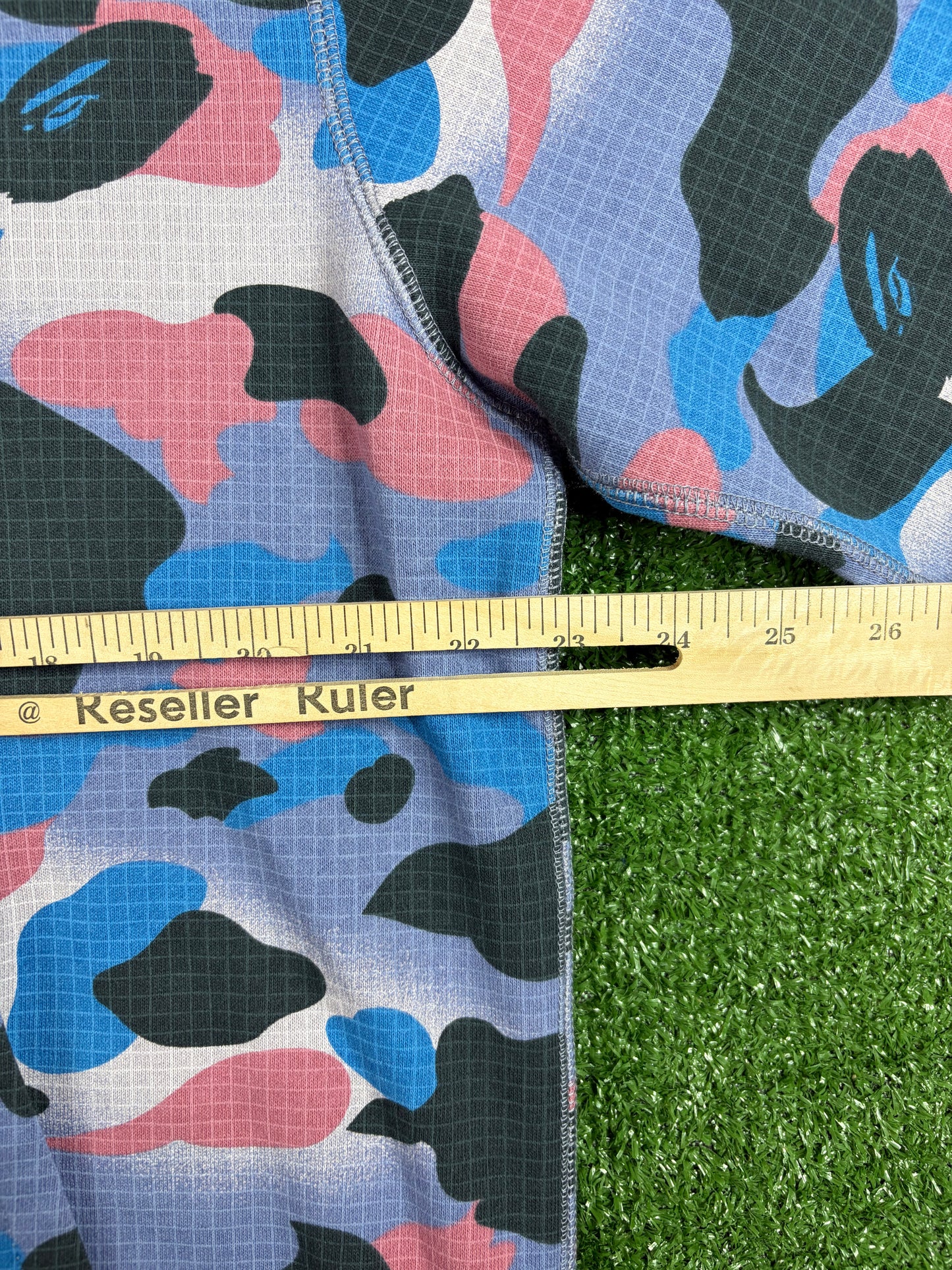 BAPE 1st Camo Multi-Color Grey Pullover Hoodie Size XL