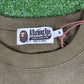 BAPE Tiger HeavyWeight Olive Crewneck FW19 Size Medium