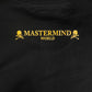 Mastermind World Gold Smiley Face Graphic Black T-Shirt Size Small