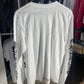 Chrome Hearts Neck Logo Long Sleeve Pocket Crew T-shirt White