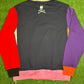Mastermind World Vs. Bape Multi-Colored Crewneck Sweater Size Large