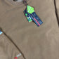 BAPE PolarTech Wide Fit Beige Crewneck Size Large