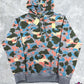 BAPE 1st Camo Multi-Color Grey Pullover Hoodie Size XL