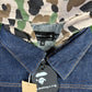Bape APC 1st Camo Hooded Denim Jacket Size XL