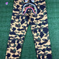 Bape 1st Camo Shark Slim Sweat Pants SS22 Size Large