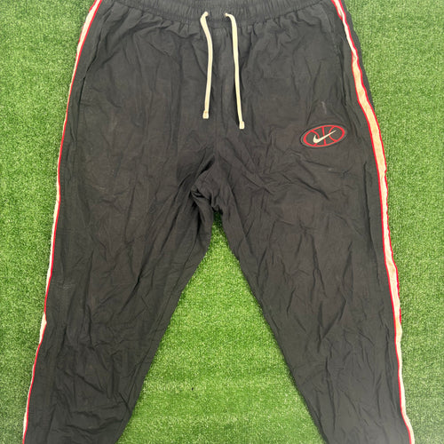 Vintage Nike Court Logo Black Windbreaker Pants Size Large
