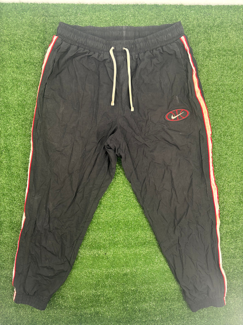Vintage Nike Court Logo Black Windbreaker Pants Size Large