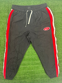 Vintage Nike Basketball Logo Striped Black/Red Windbreaker Pants Size Large