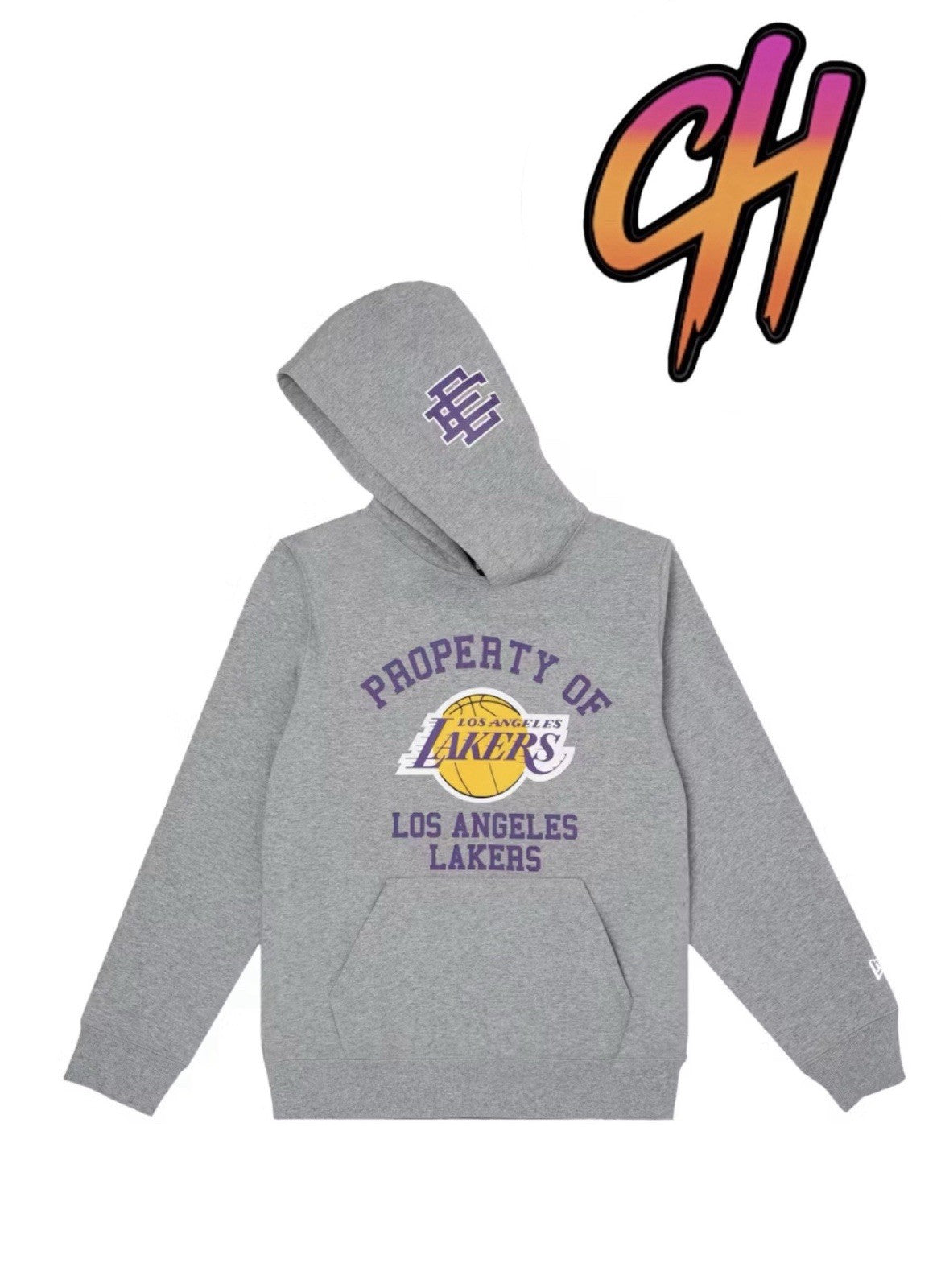 Eric Emanuel X NBA Hoodie LA Lakers Size Small