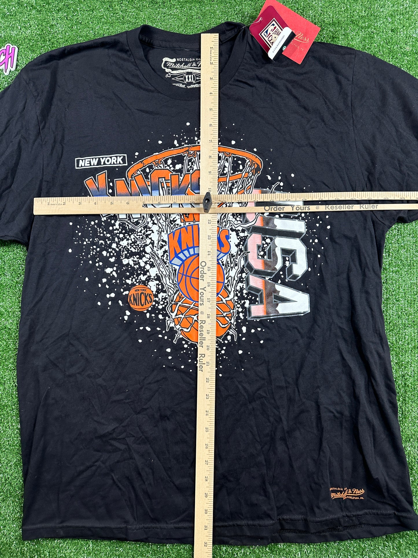 Mitchell & Ness X NBA New York Knicks 'USA' T-Shirt - Size Small