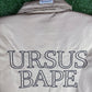 BAPE X Ursus Beige Puffer Blouson Jacket Size Large