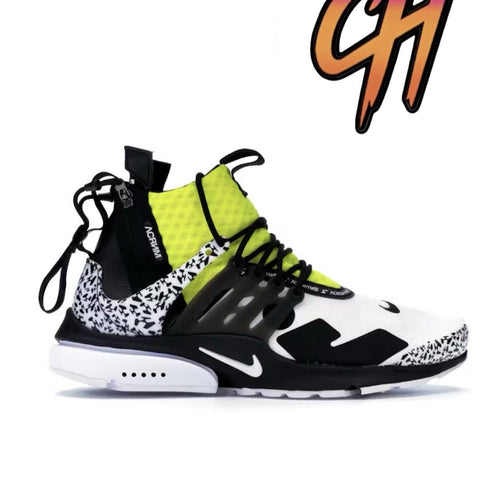 Size 5 - Nike Acronym x Air Presto Mid Dynamic Yellow