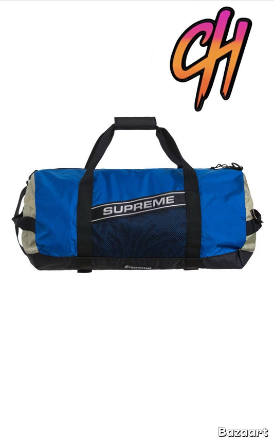 Supreme 3D Logo Duffle Bag FW23 Blue 100% Authentic