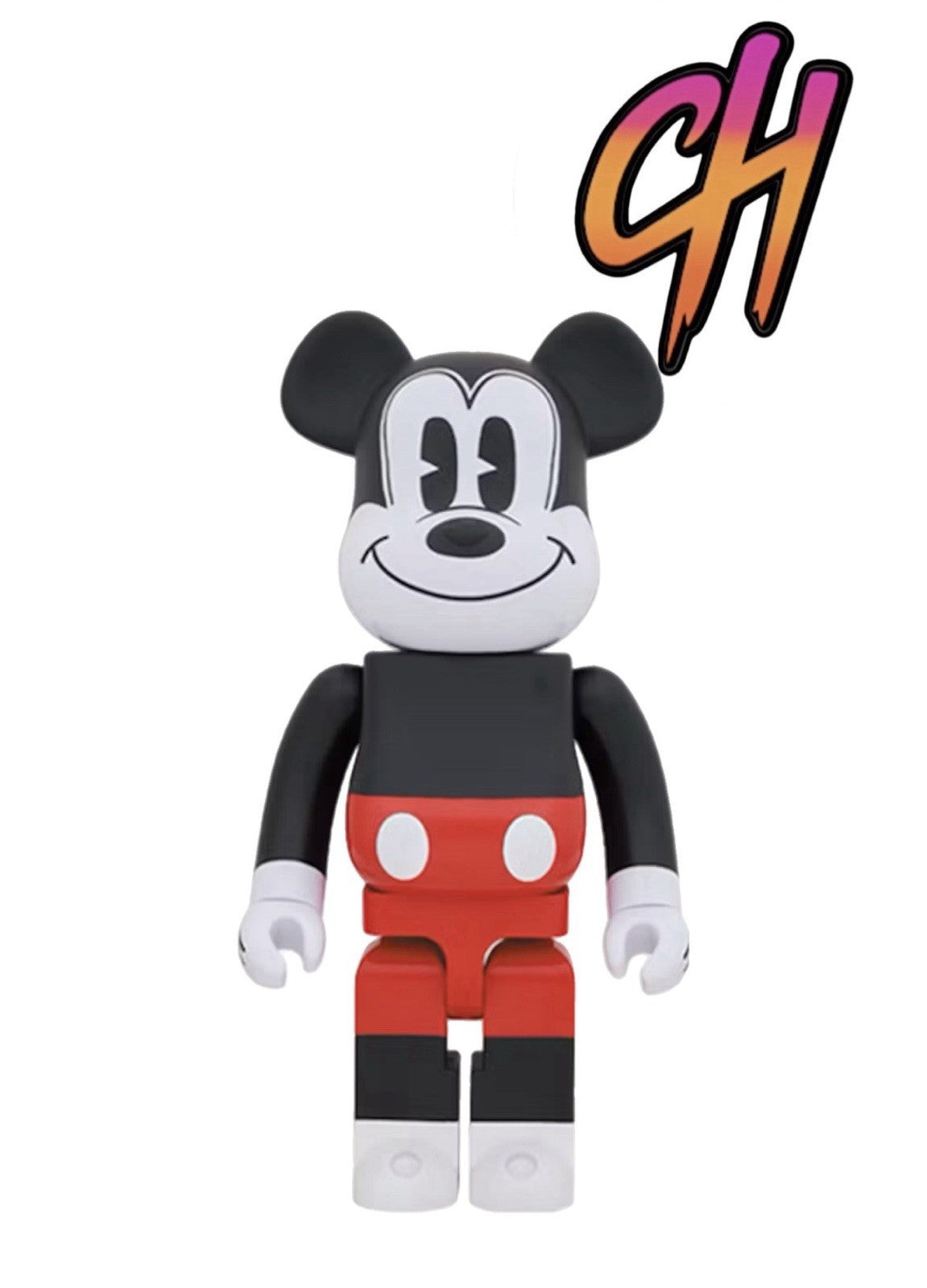 Bearbrick Mickey Mouse 2020 1000% Red & White Version