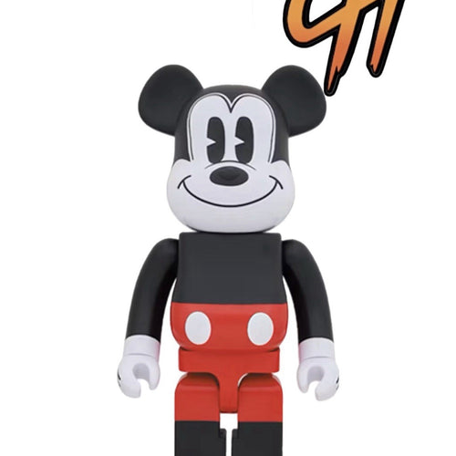 Bearbrick Mickey Mouse 2020 1000% Red & White Version
