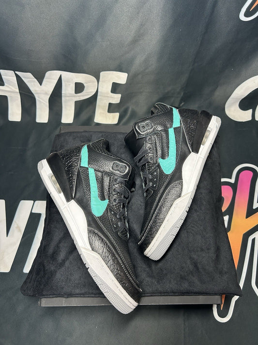 Size 10.5 - Jordan 3 X Shoe Surgeon Official Custom Commes Des Garçon X Tiffany