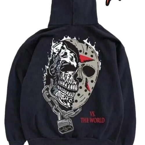Warren Lotas ‘Big Sports Mask’ Pullover Black Hoodie
