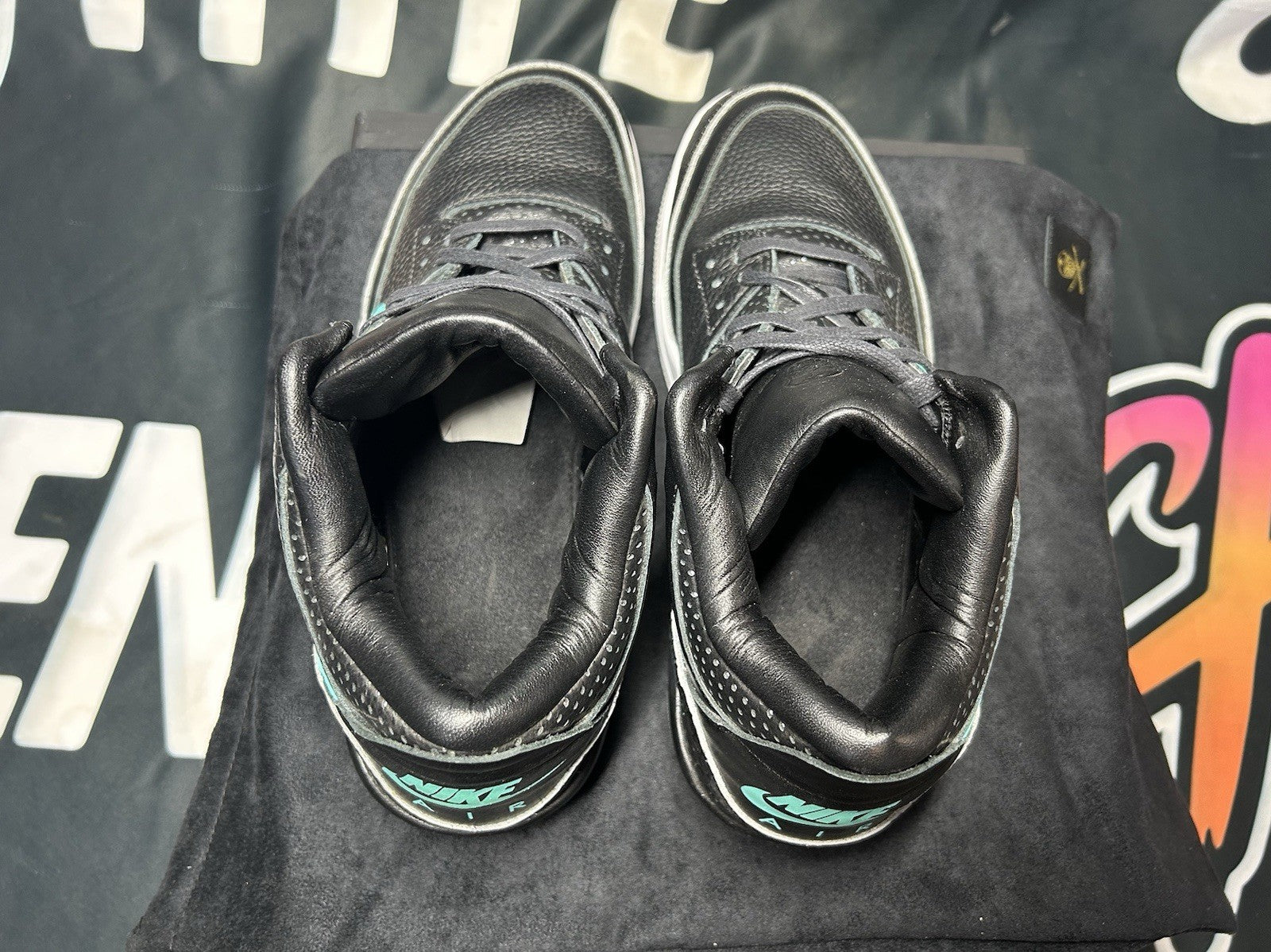 Size 10.5 - Jordan 3 X Shoe Surgeon Official Custom Commes Des Garçon X Tiffany