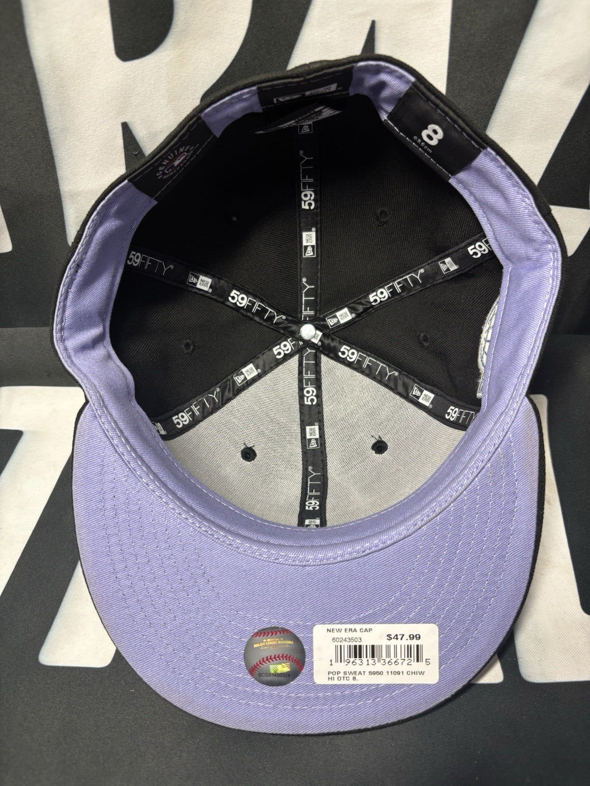 New Era MLB Chicago White Sox ‘Pop Sweat’ 2005 World Series Fitted Hat