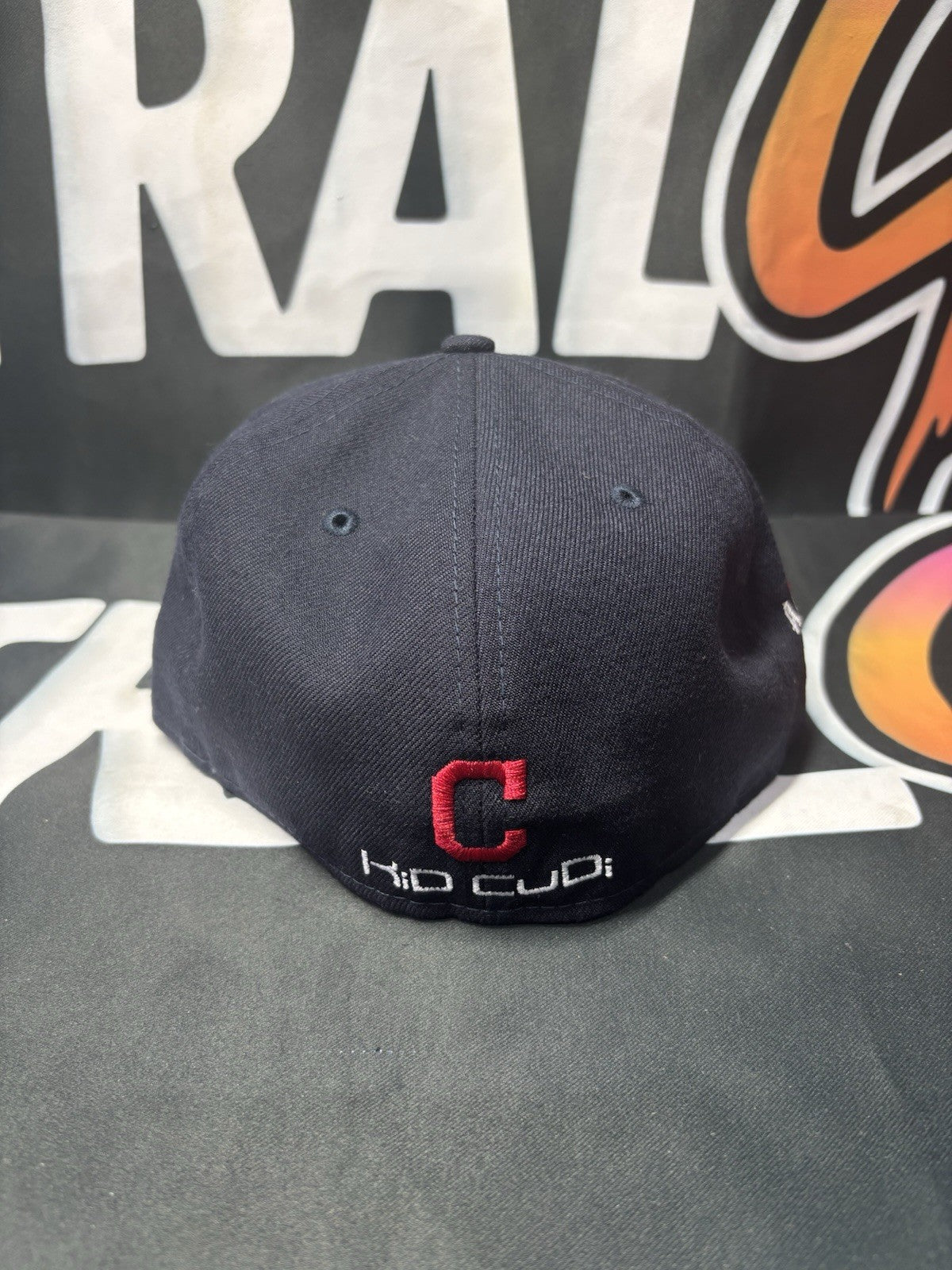 New Era Kid Cudi X MLB Cleveland Guardians 59Fifty Fitted Hat Size 7 1/8