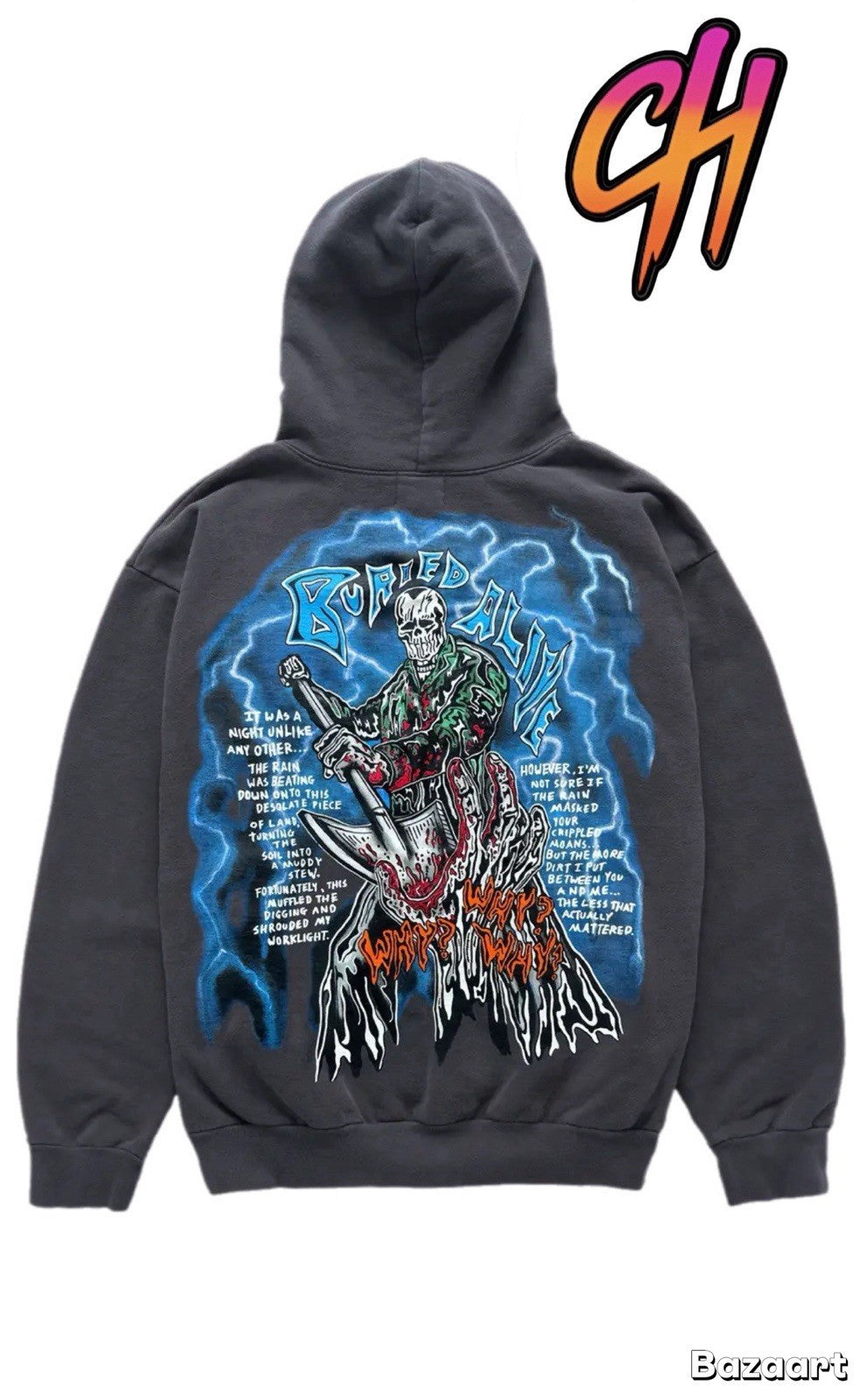 Warren Lotas ‘Buried Alive’ Pullover Hoodie Size XXL