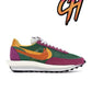 Size 7.5 - Nike Sacai x LDWaffle Pine Green
