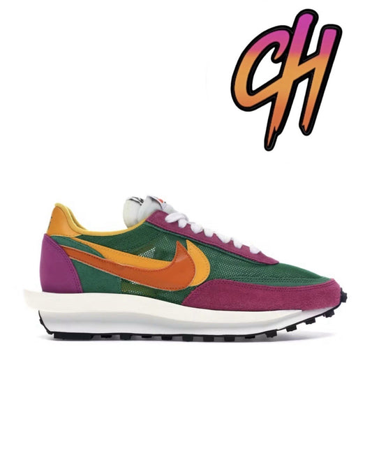 Size 7.5 - Nike Sacai x LDWaffle Pine Green