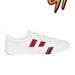 Pro-Keds Royal Plus Lace Up White Red Canvas Shoes Sneaker