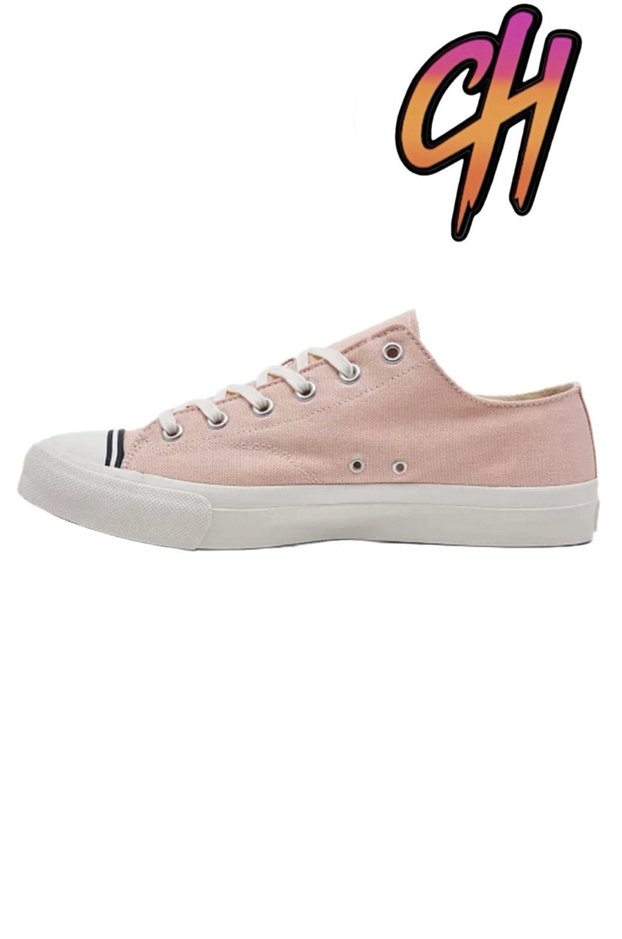 Pro-Keds Royal Lo Lace Up Vintage Pink Canvas Shoes Sneaker