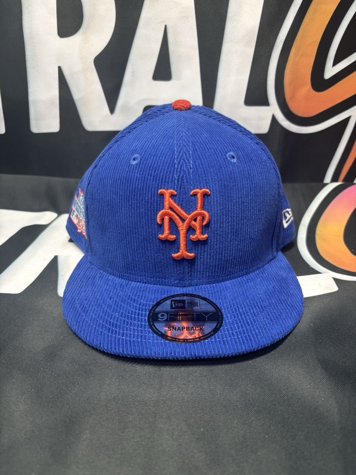 New Era MLB New York Mets Corduroy 1986 World Series SnapBack Hat