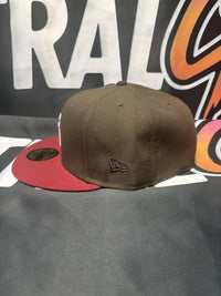 New Era MLB New York Yankees ‘Chocolate And Red’ Fitted Hat