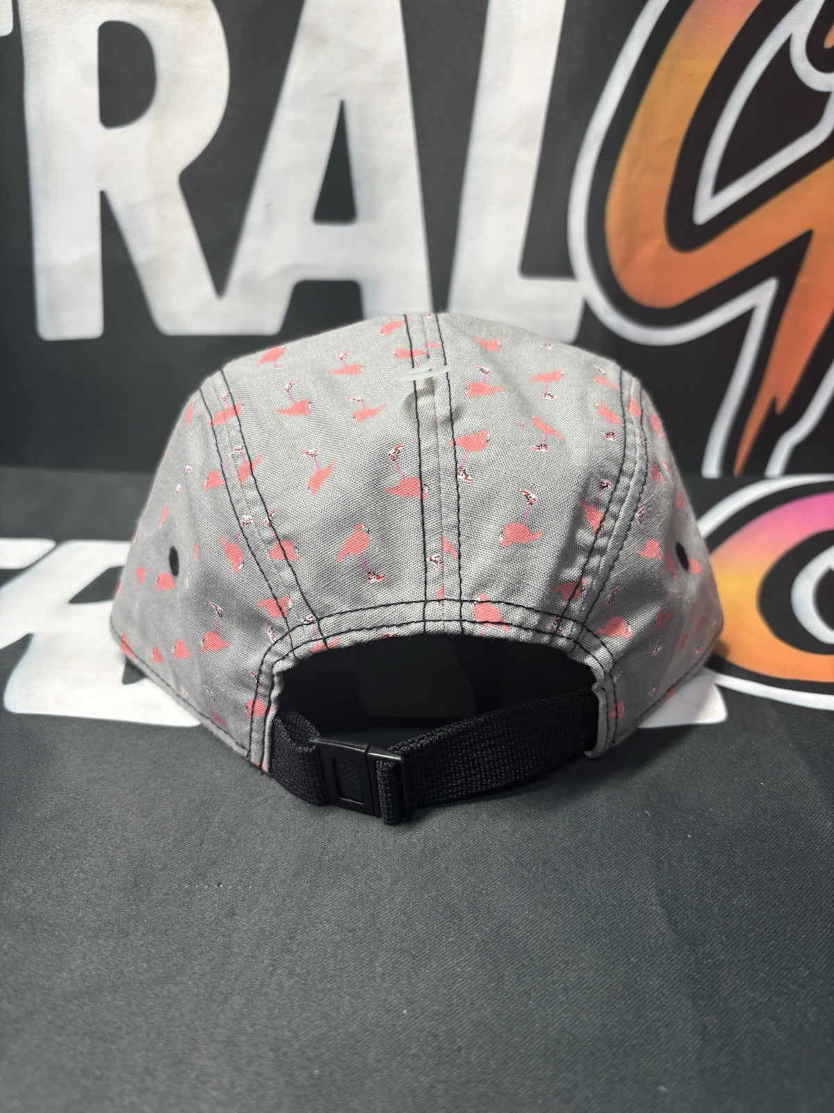 Nike Air RARE Air Jordan Chicago 1 Flamingo 5 Panel Jumpman Hat